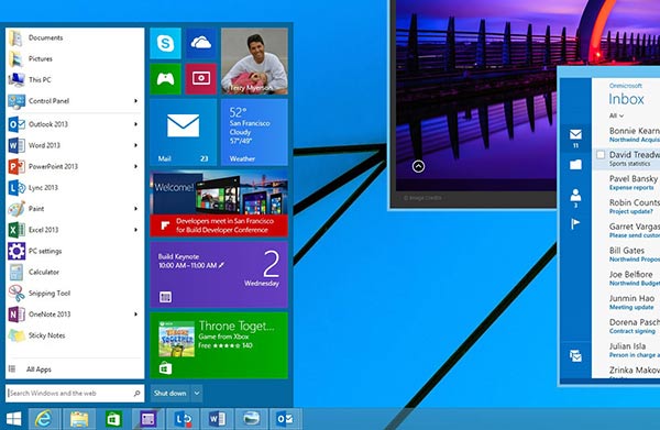 Windows 9 Torna Il tasto Start in versione Mini