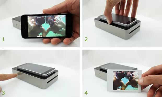 Snapjet trasforma l’iPhone in una stampante Polaroid