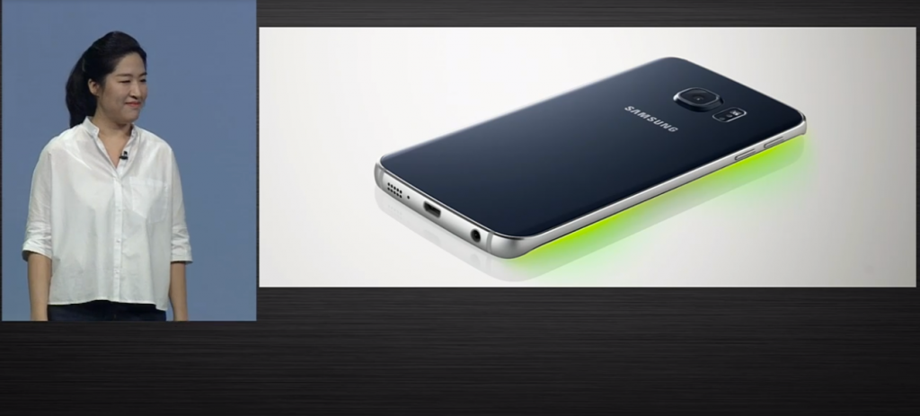 Nel Samsung Galaxy S6 i bordi per segnalare l'arrivo di una telefonata