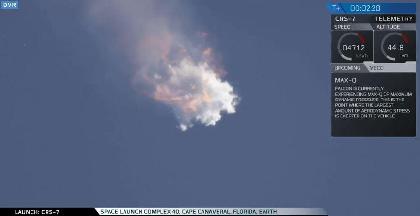 Il cargo Falcon 9 di SpaceX esplode in volo, doveva rifornire l’ISS