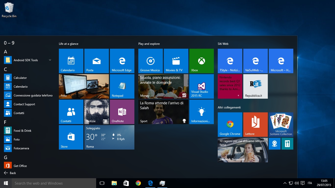 Windows 10 è arrivato : le novità più importanti