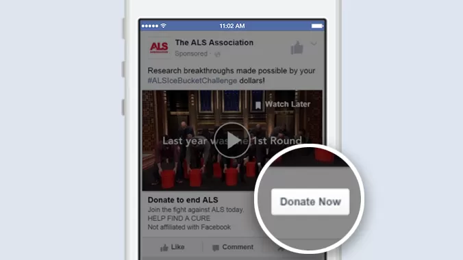 Facebook annuncia il pulsante “fai una donazione”