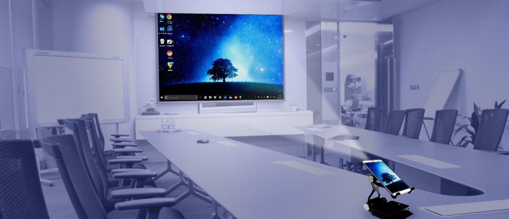 Holophone Phablet, proiettore video, Windows 10 e Android Lollipop in un unico smartphone