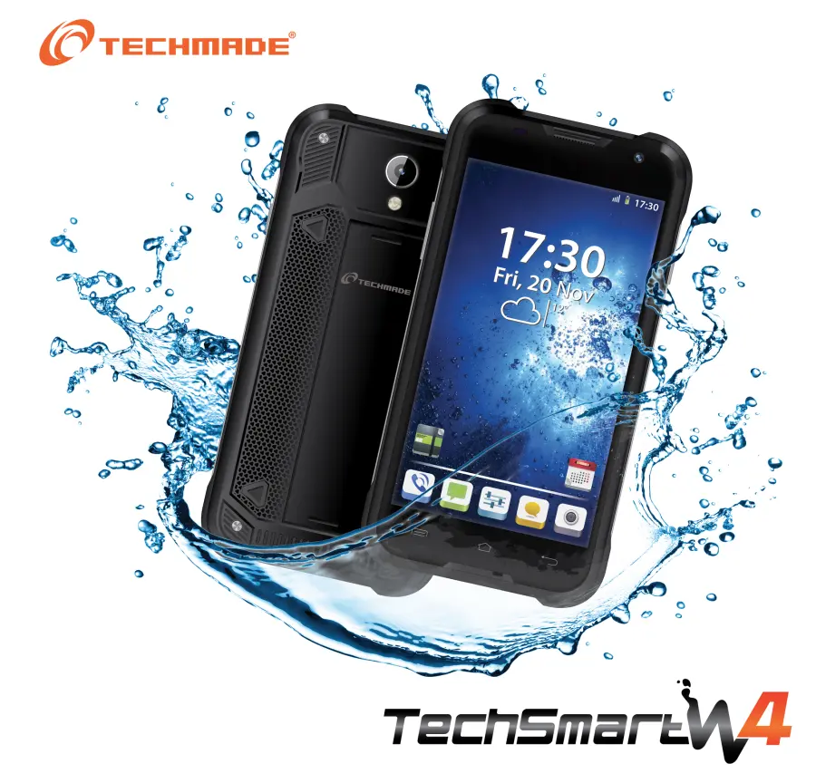 Techmade Techsmart W4 smartphone resistente all'acqua