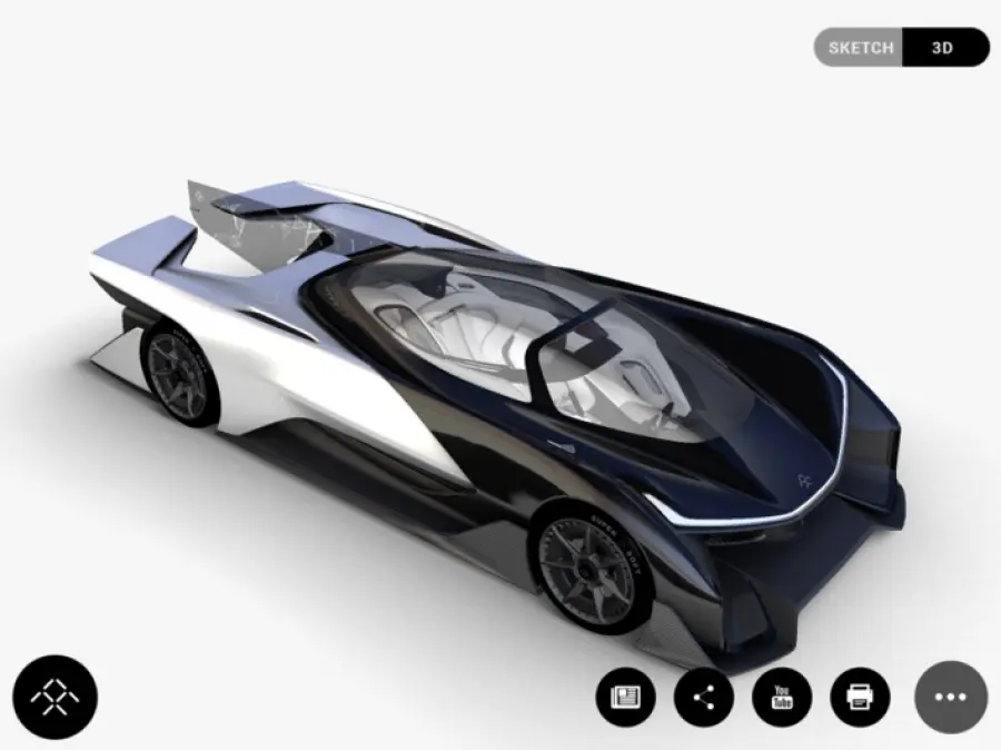 Faraday Future l'incredibile concept dell'auto del futuro