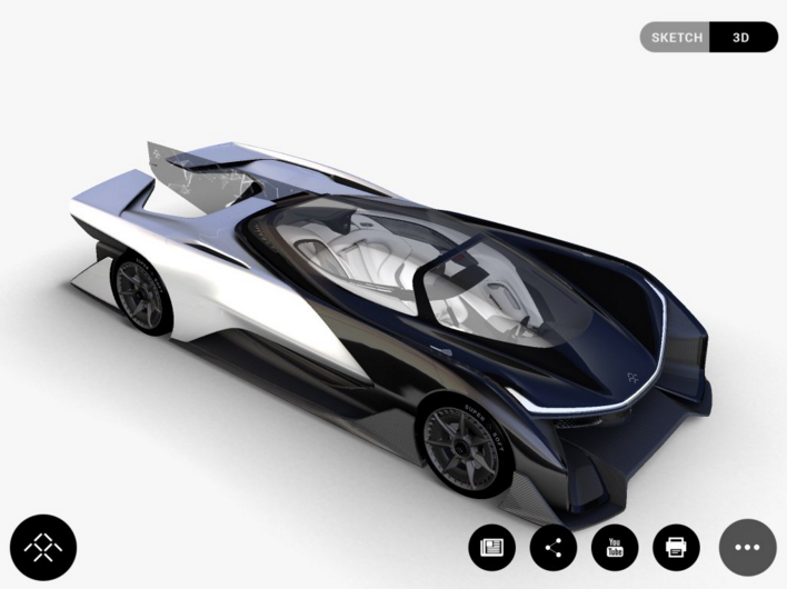 Faraday Future l'incredibile concept dell'auto del futuro
