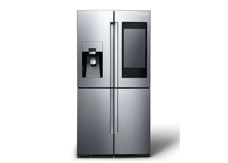 Samsung: ecco il frigorifero con display da 21.5'' e telecamera