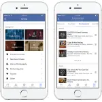L'App di Facebook per iOS filtra gli eventi per categoria