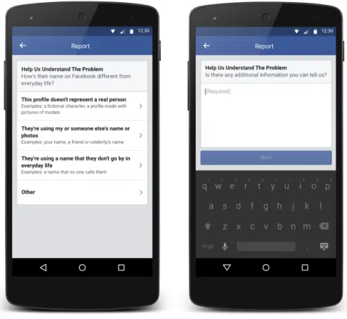 Facebook cambia la politica sull'uso dei nomi reali