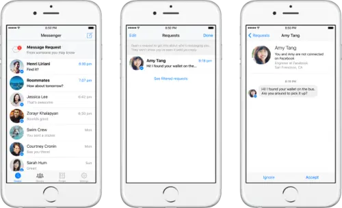 Facebook: si potrà chattare anche con i 