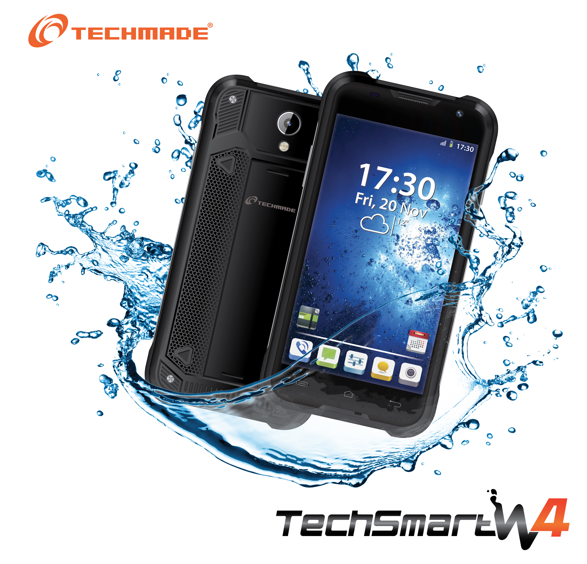 Techmade Techsmart W4 smartphone resistente all'acqua