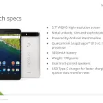 Nexus 6P ecco le caratteristiche tecniche, batteria extralarge
