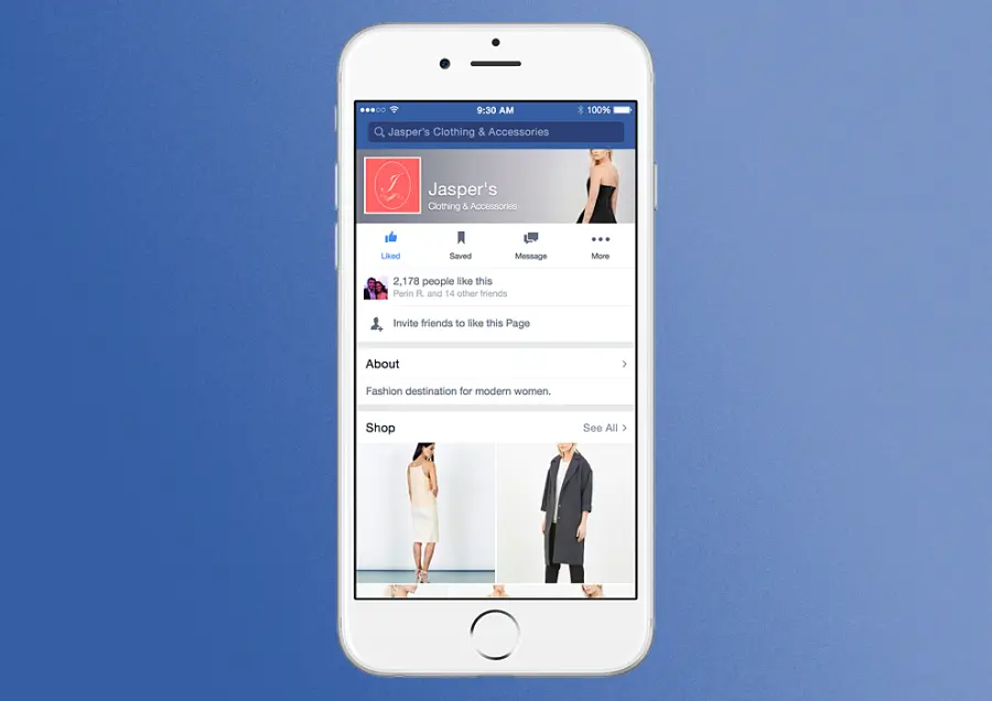 Facebook testa l'e-commerce all'interno del social