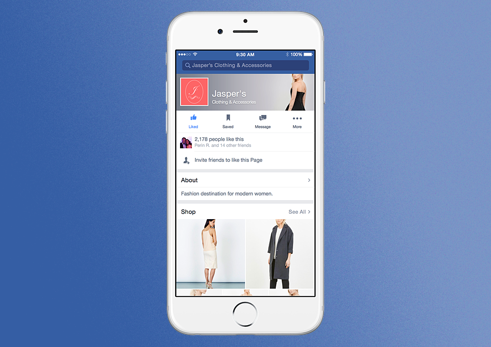 Facebook testa l'e-commerce all'interno del social