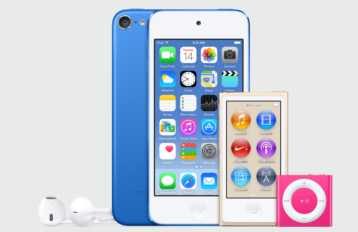 Apple presenta gli iPod 2015: tutte le novità