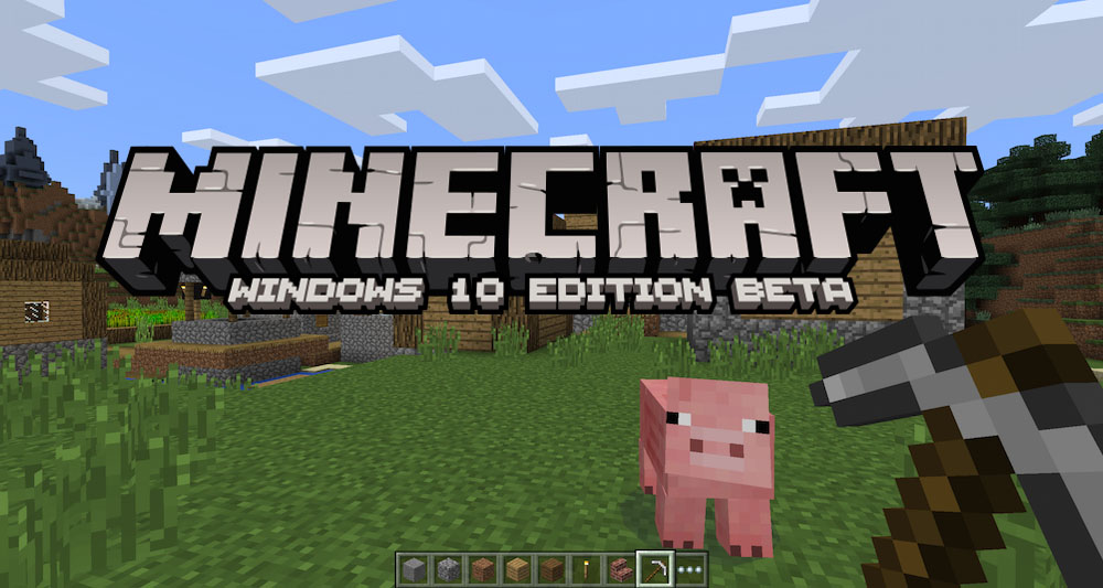 Minecraft per Windows 10: annuncio ufficiale Microsoft
