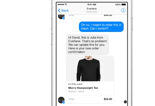 Facebook Messenger come piattaforma per l'e-commerce