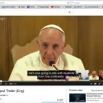Papa Francesco risponde ai bambini disabili su Hangout