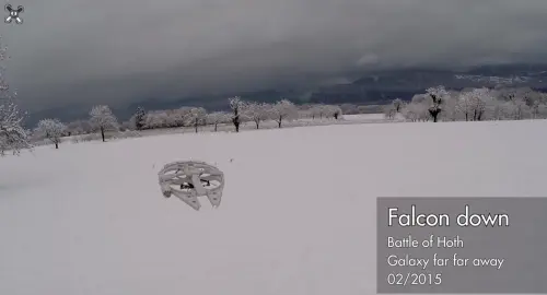 Ecco il drone che riproduce il Millennium Falcon