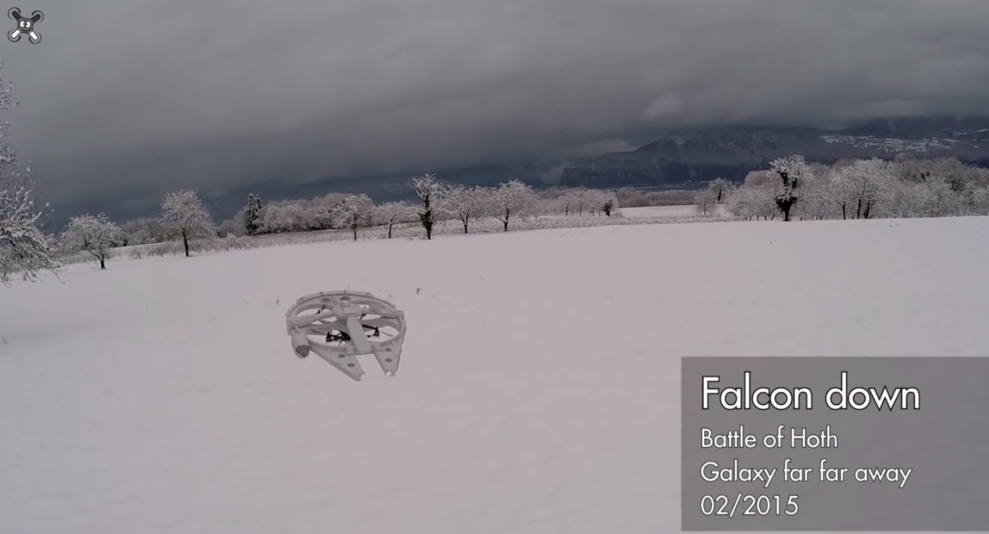 Ecco il drone che riproduce il Millennium Falcon