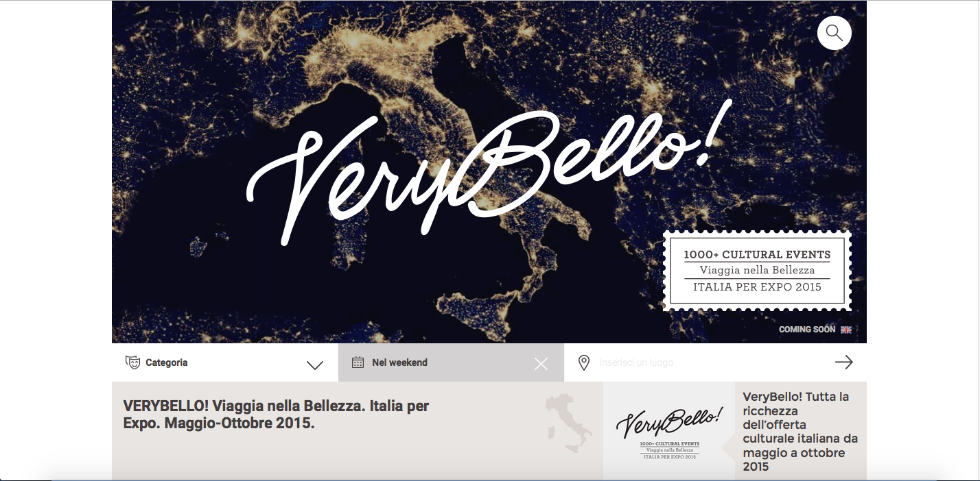 Nasce VeryBello, il sito pensato per l'expo, ed è già polemica!