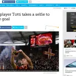Il selfie di Totti fa il giro del mondo!