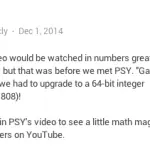 Gangnam Style ha rotto YouTube