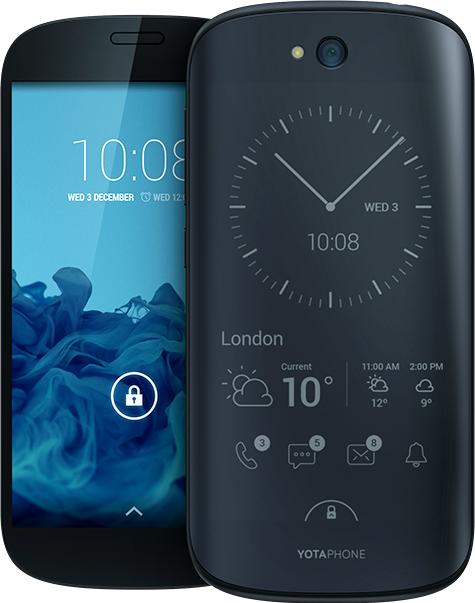 YotaPhone 2 con doppio schermo disponibile per Natale