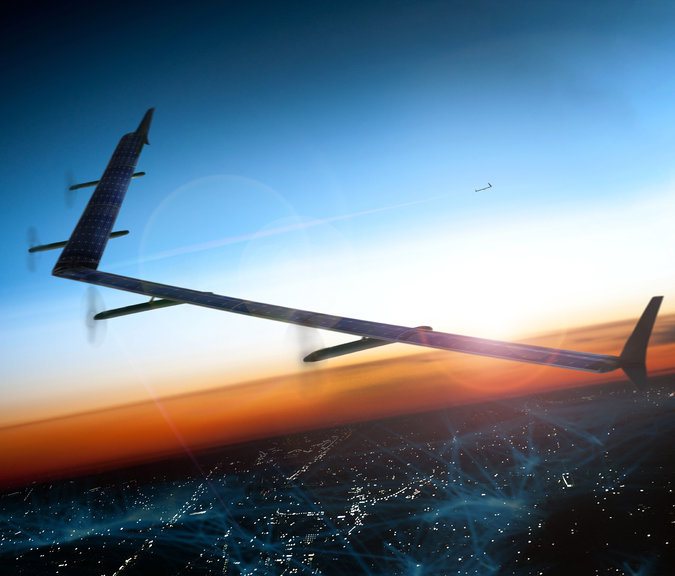 Facebook Aquila il drone che porterà Internet in tutto il mondo