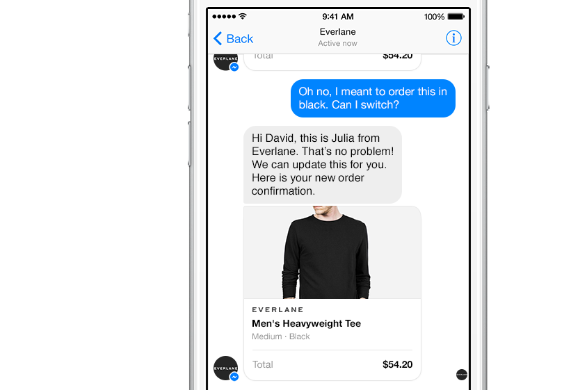 Facebook Messenger come piattaforma per l'e-commerce