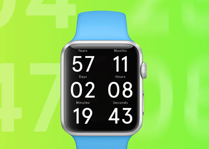 Life Clock l'App per Apple Watch che prevede il futuro
