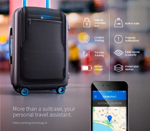 Bluesmart Valigia intelligente per viaggiatori...distratti
