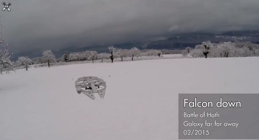 Ecco il drone che riproduce il Millennium Falcon