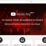 Youtube lancia "Music Key" musica in abbonamento