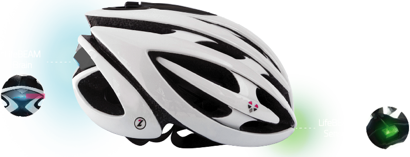 LifeBeam il casco intelligente per Ciclisti