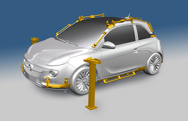 Le stampanti 3D facilitano l'assemblaggio delle Opel Adam