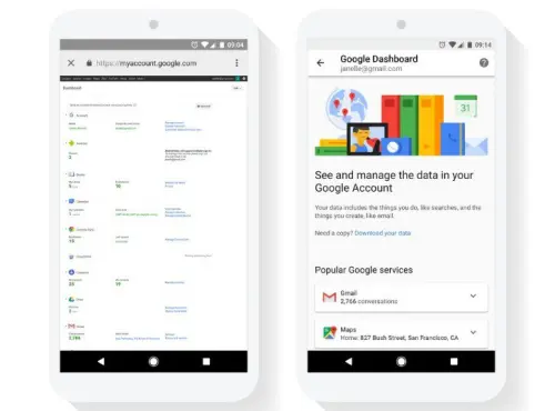 Google Dashboard: in arrivo il layout mobile per tutti