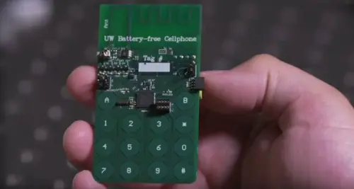 Telefonino senza batteria: cattura energia dall'ambiente