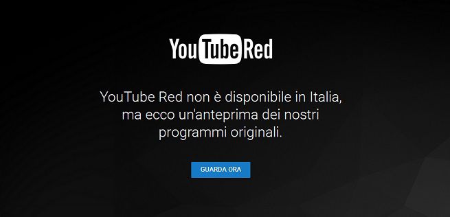 YouTube Red presto disponibile anche in Italia: le ultime indiscrezioni