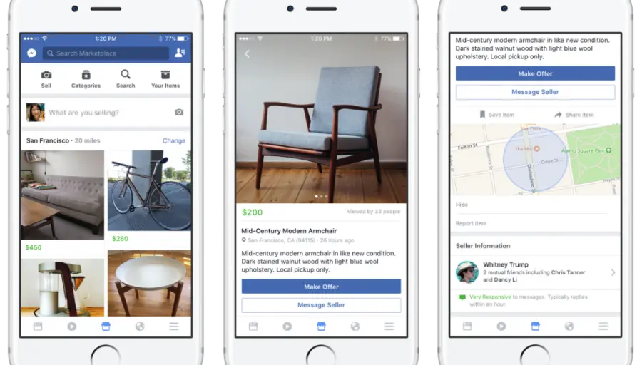 Facebook Marketplace: Mark Zuckerberg lancia il suo e-commerce
