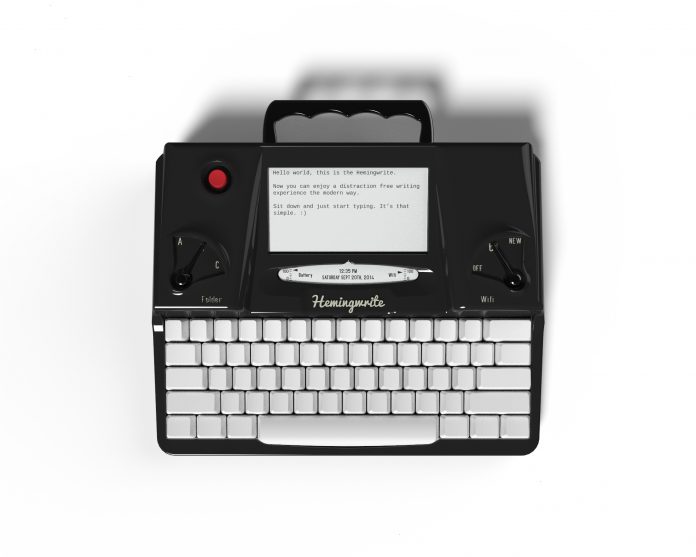 Hemingwrite la macchina da scrivere del nuovo millennio