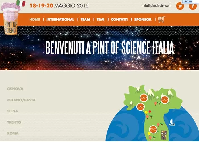 Pint of Science, una birra al bar con gli Scienziati