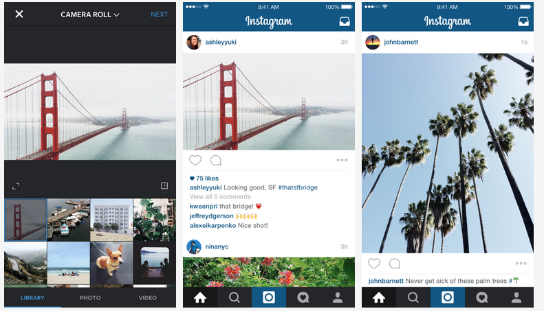 Instagram: arrivano le foto e i video rettangolari