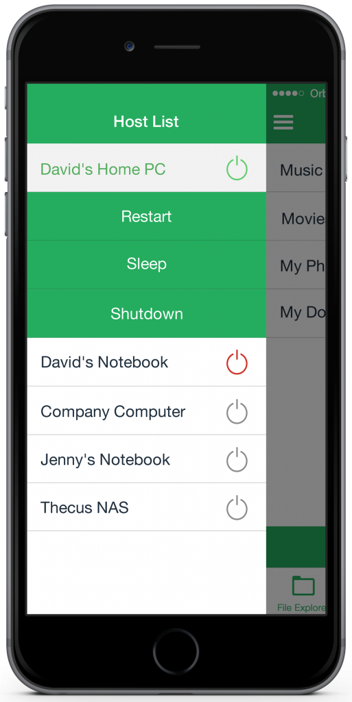 1. Orbweb Host List iPhone