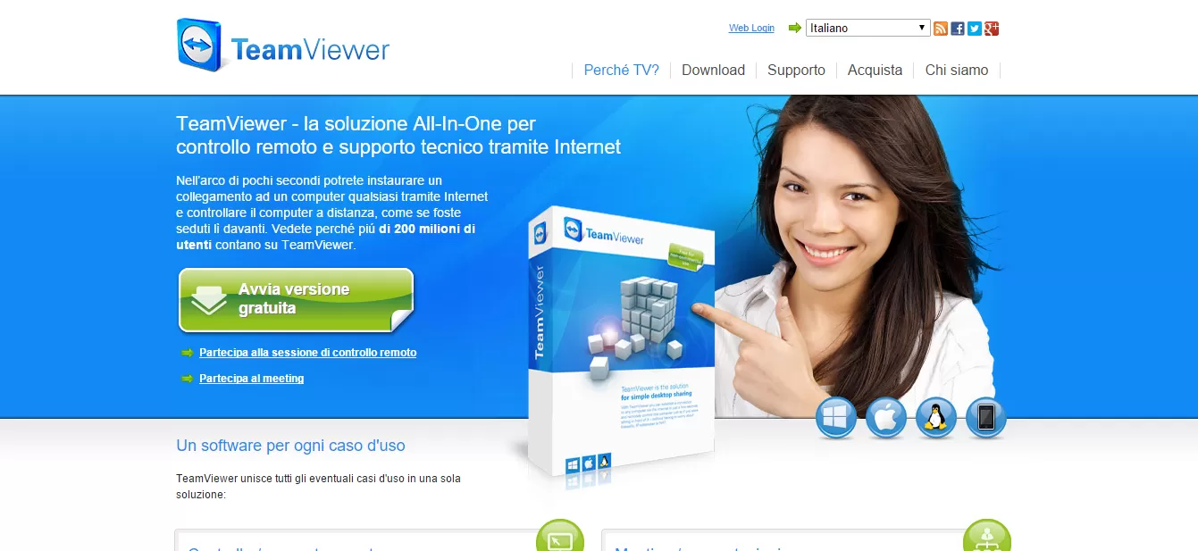 TeamViewer attivato su 1 miliardo di dispositivi