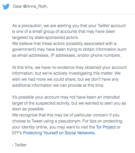 Twitter lettera pirateria