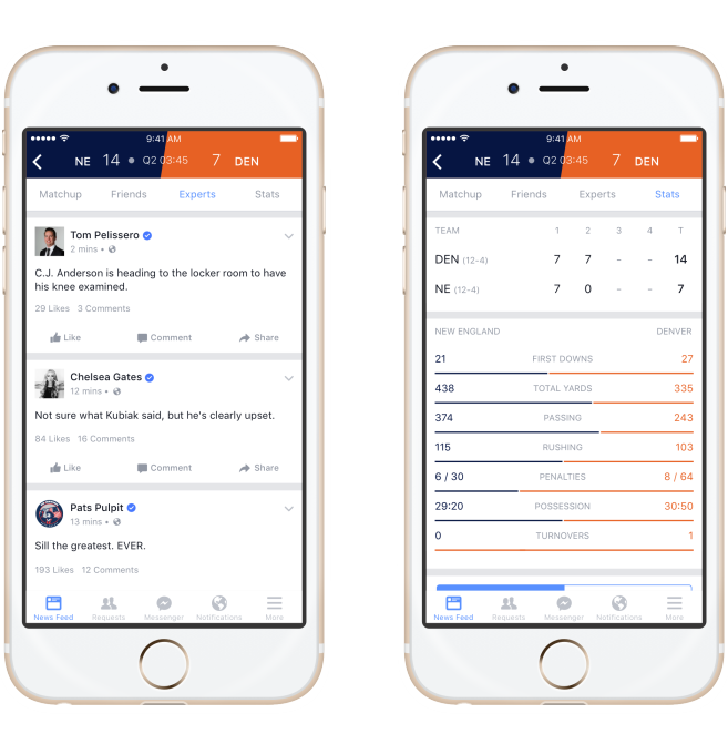 Facebook Sports Stadium