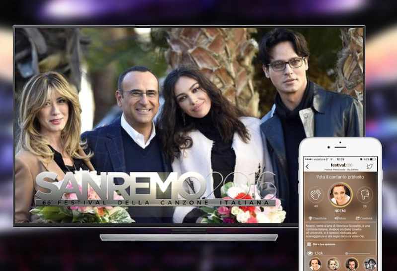 Sanremo, pagelle ai big in real time con l’App Festival 2016