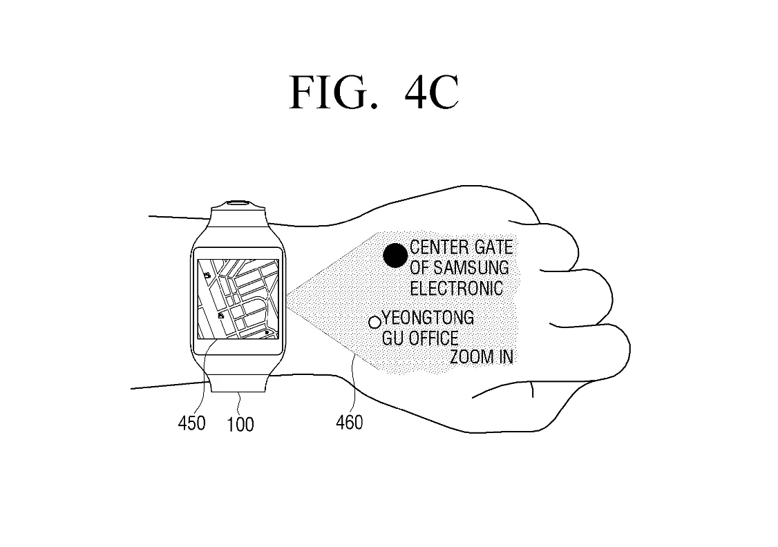 Samsung, uno smartwatch con proiettore tra i progetti futuri?