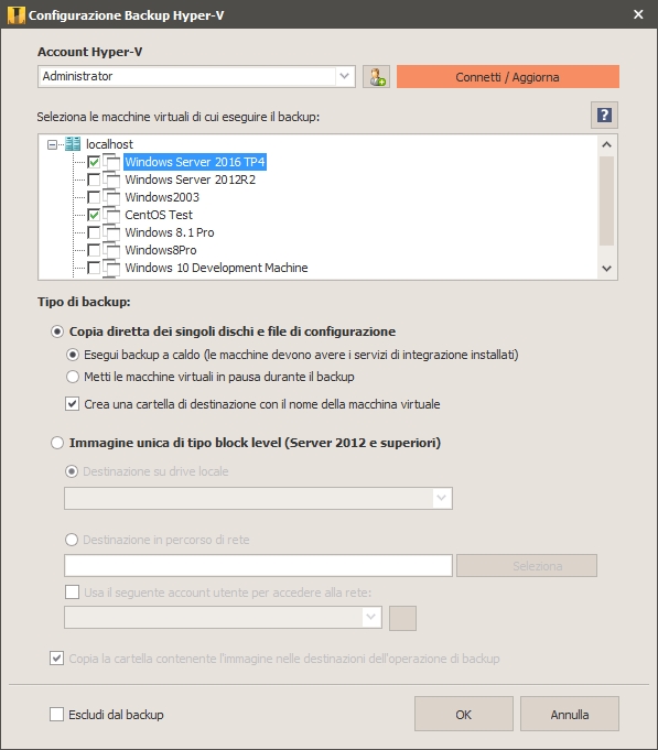 Iperius backup hypervisor